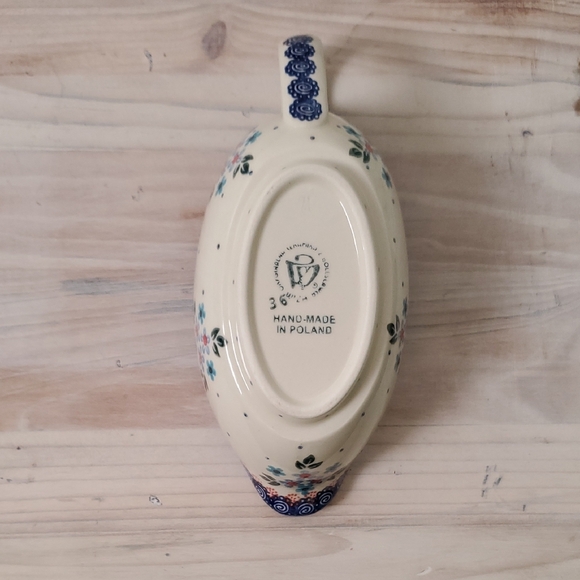 Floral Gravy Boat with Saucer - Picture 5 of 6